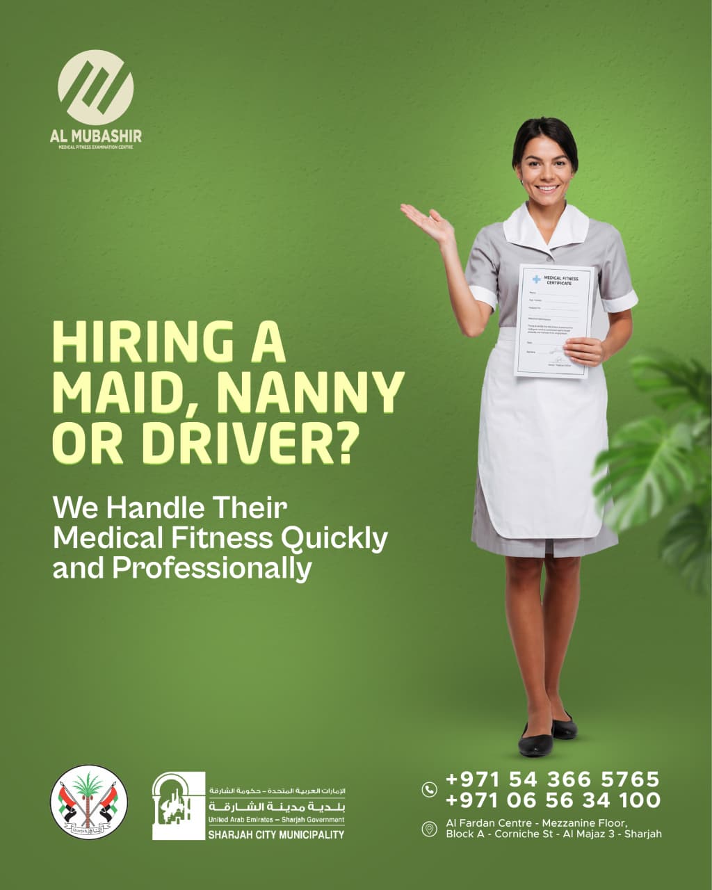 Domestic Staff Medicals Flyer